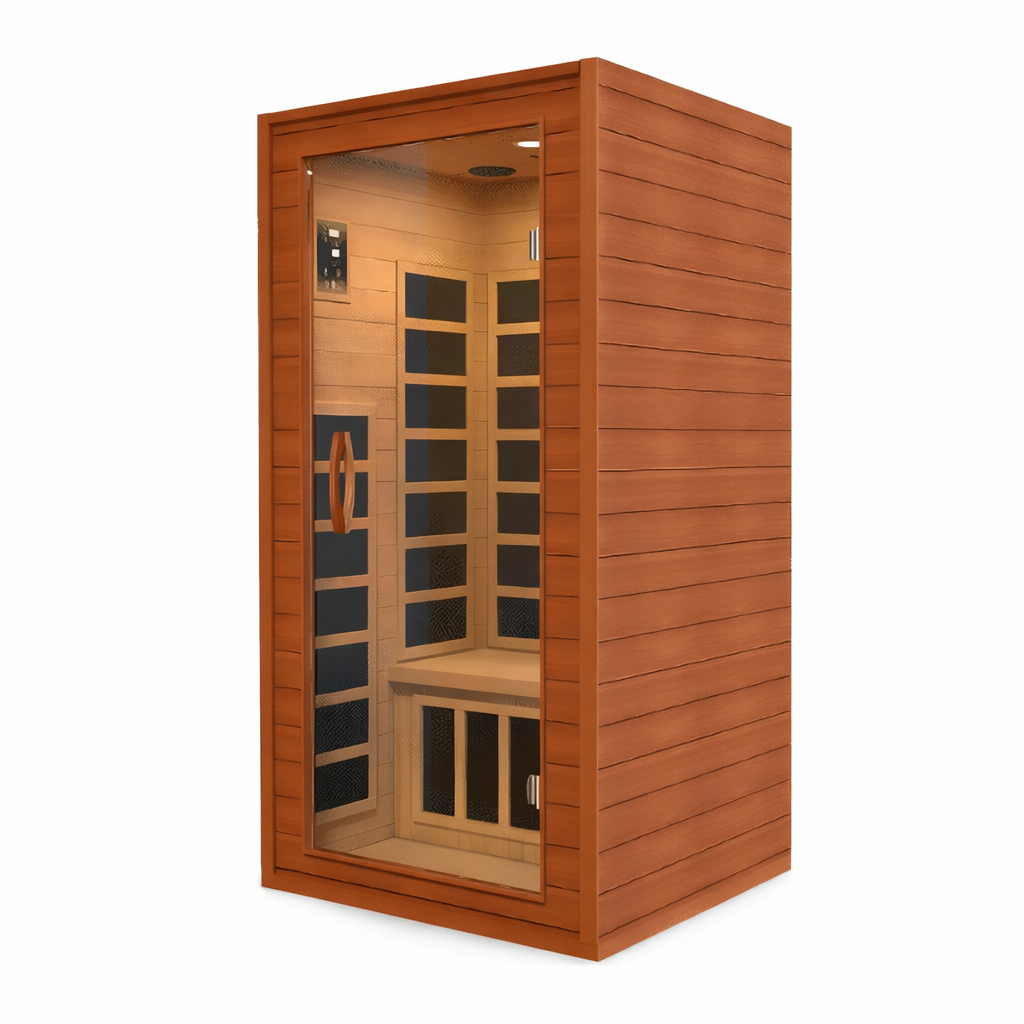 Dynamic Cordoba Elite 2-Person Ultra Low EMF (Under 3MG) FAR Infrared Sauna (Canadian Hemlock)