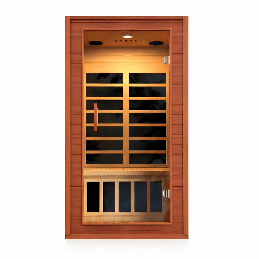 Dynamic Cordoba Elite 2-Person Ultra Low EMF (Under 3MG) FAR Infrared Sauna (Canadian Hemlock)