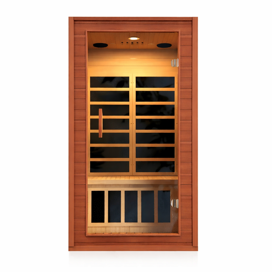 Dynamic Cordoba Elite 2-Person Ultra Low EMF (Under 3MG) FAR Infrared Sauna (Canadian Hemlock)